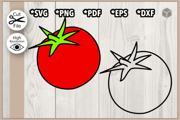 Bring Your Designs to Life with Tomato Color and Outline