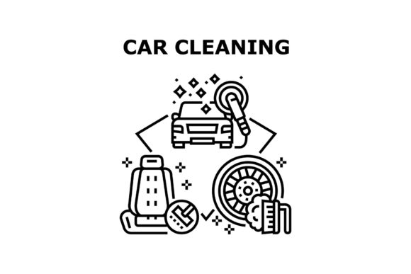 Car Cleaning Service Concept Color: A Bold Typeface for Modern Brands