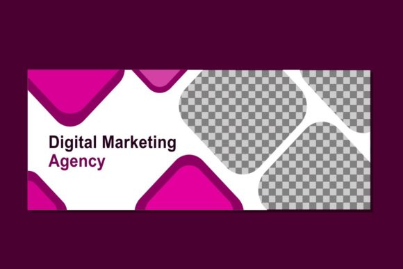 Designing with Horizontal Banner Purple Color