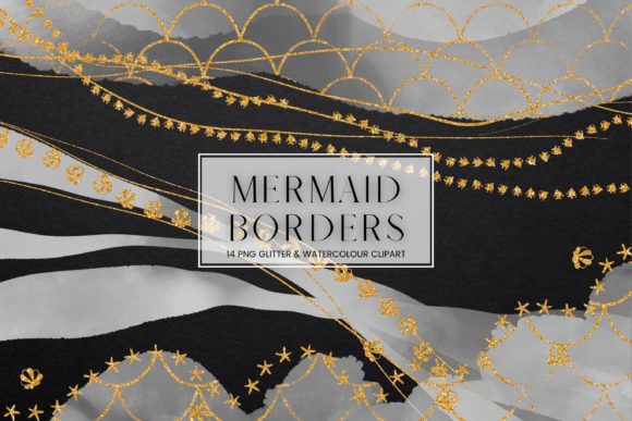 Mermaid Watercolour Border Clip Art: A Designer's Guide to Enchanting Visuals