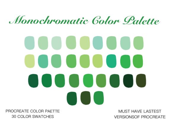 Monochromatic Color Procreate Color Pale