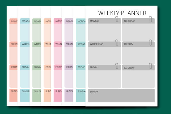 Organize Your Week in Full Color: A Planner for Every Style