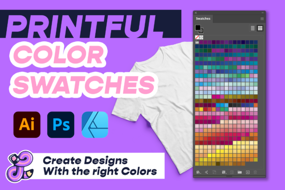 Printful Color Swatches - White Products: Perfect Your POD Designs