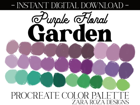 Purple Floral Garden Color Palette: A Designer's Secret Weapon