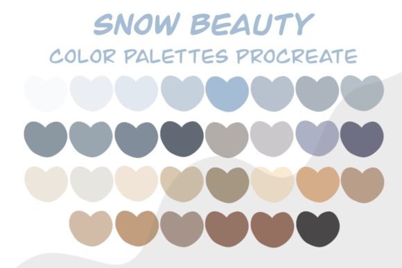 Snow Beauty: A Procreate Palette for Winter Projects