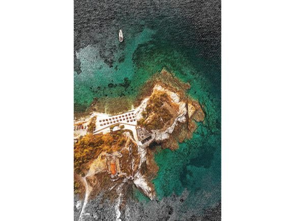 Thassos Tropical Color Sketch: Vibrant Design for Creative Projects