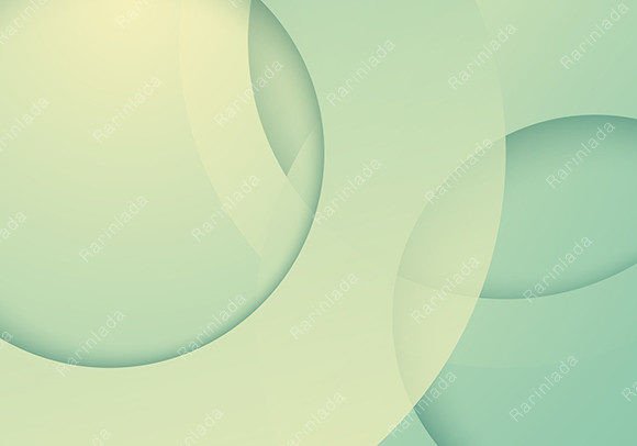 Unlocking Design Potential with 3D Green Pastel Geometric Circles
