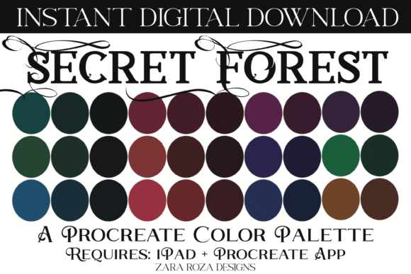 Unlocking the Secret Forest: A Color Palette for Enchanted Design