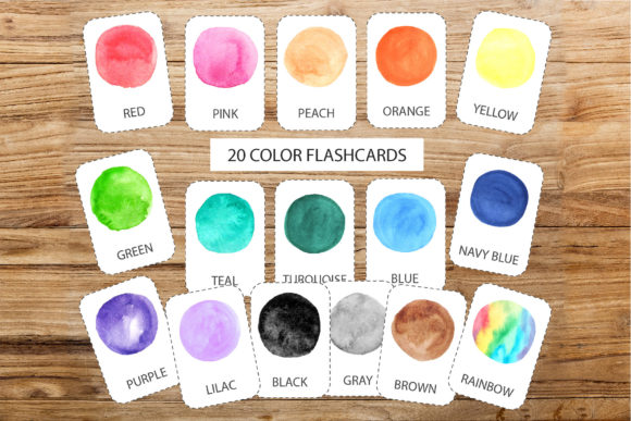 Watercolor Color Flashcards: A Complete Guide for Creative Learning