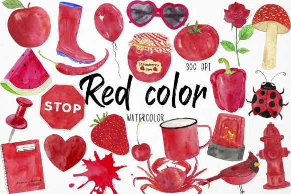 Watercolor Red Color Clipart: A Designer's Guide