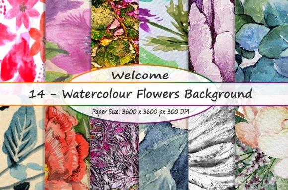 Watercolour Flowers Background: A Designer's Guide to Organic Elegance