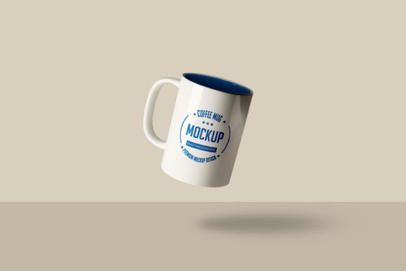 White Mug Mockup on Color Background: A Designer's Toolkit Essential